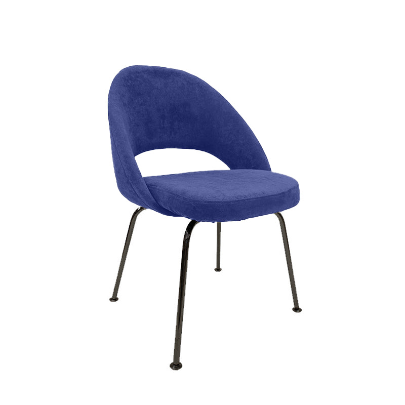 Silla Saarinen Tub Pana Veluti, Base Cromo o Negra